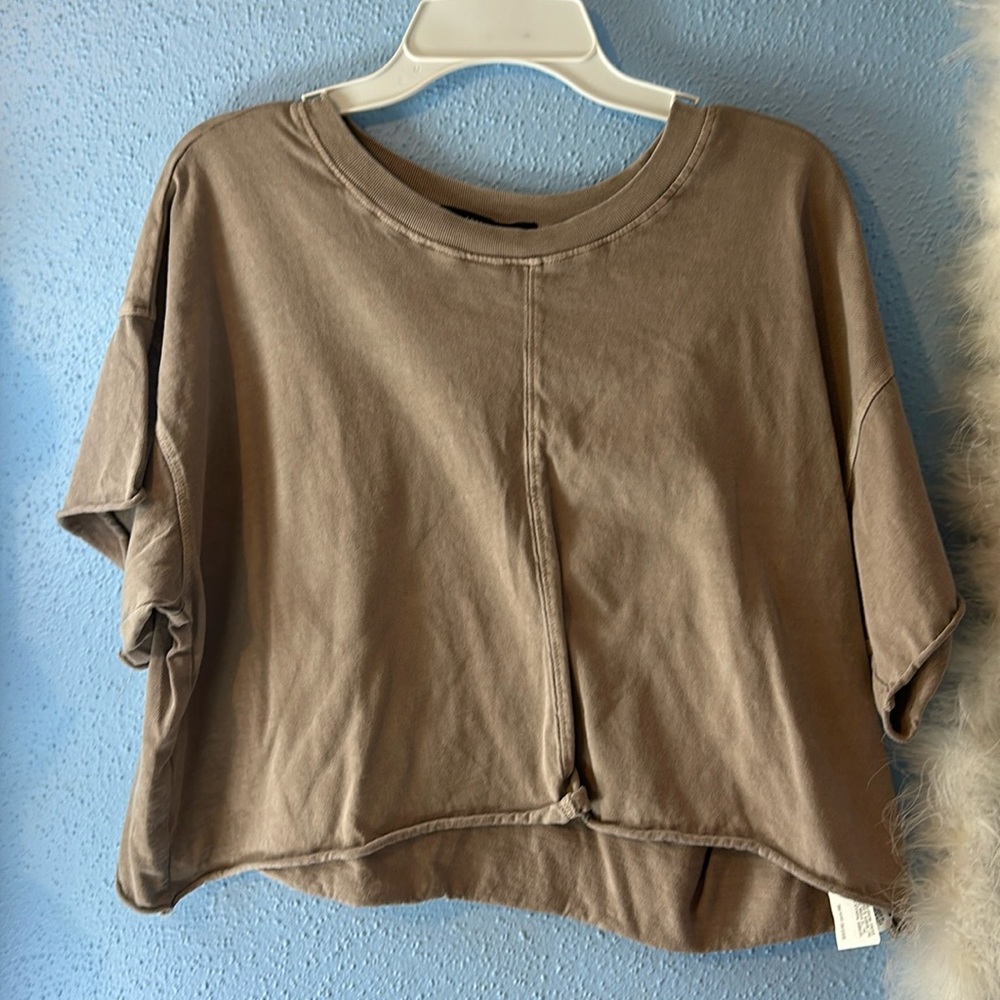 Brown crop top from FOREVER 21 size Medium 🤎